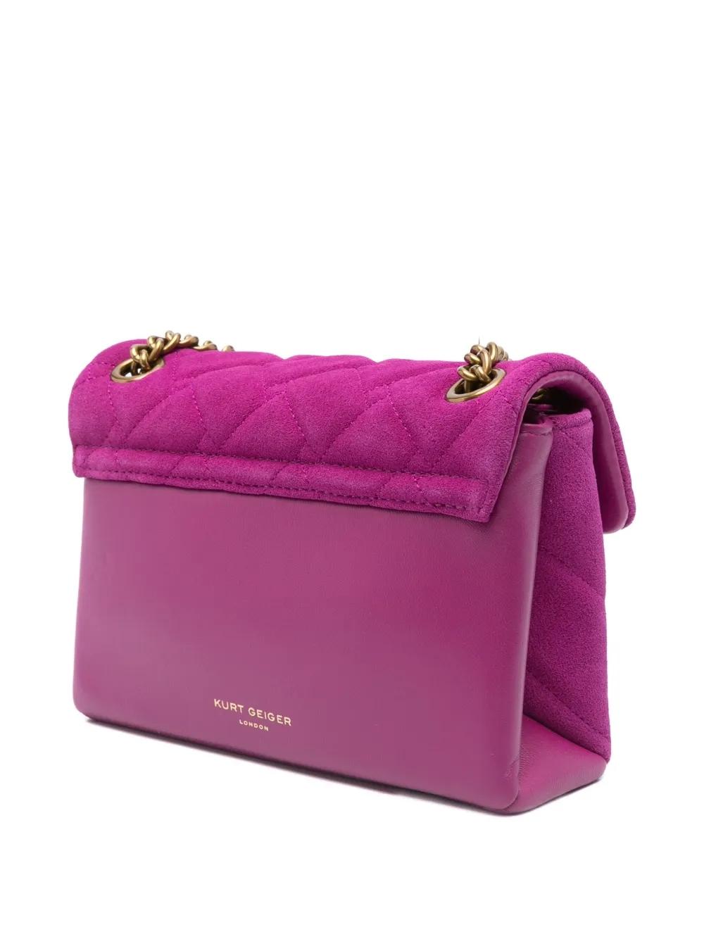 Bolso Kurt Geiger Mini Kensington Ante Fuchsia