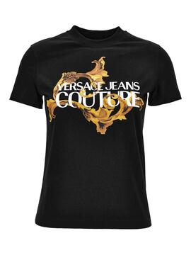 Camiseta Versace Jeans Couture Baroque Negra