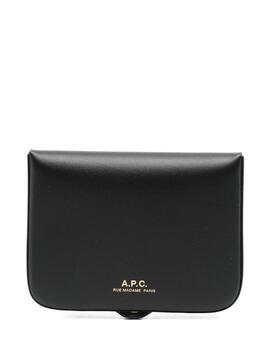 Monedero A.P.C. Porte Monnaie Josh Negro