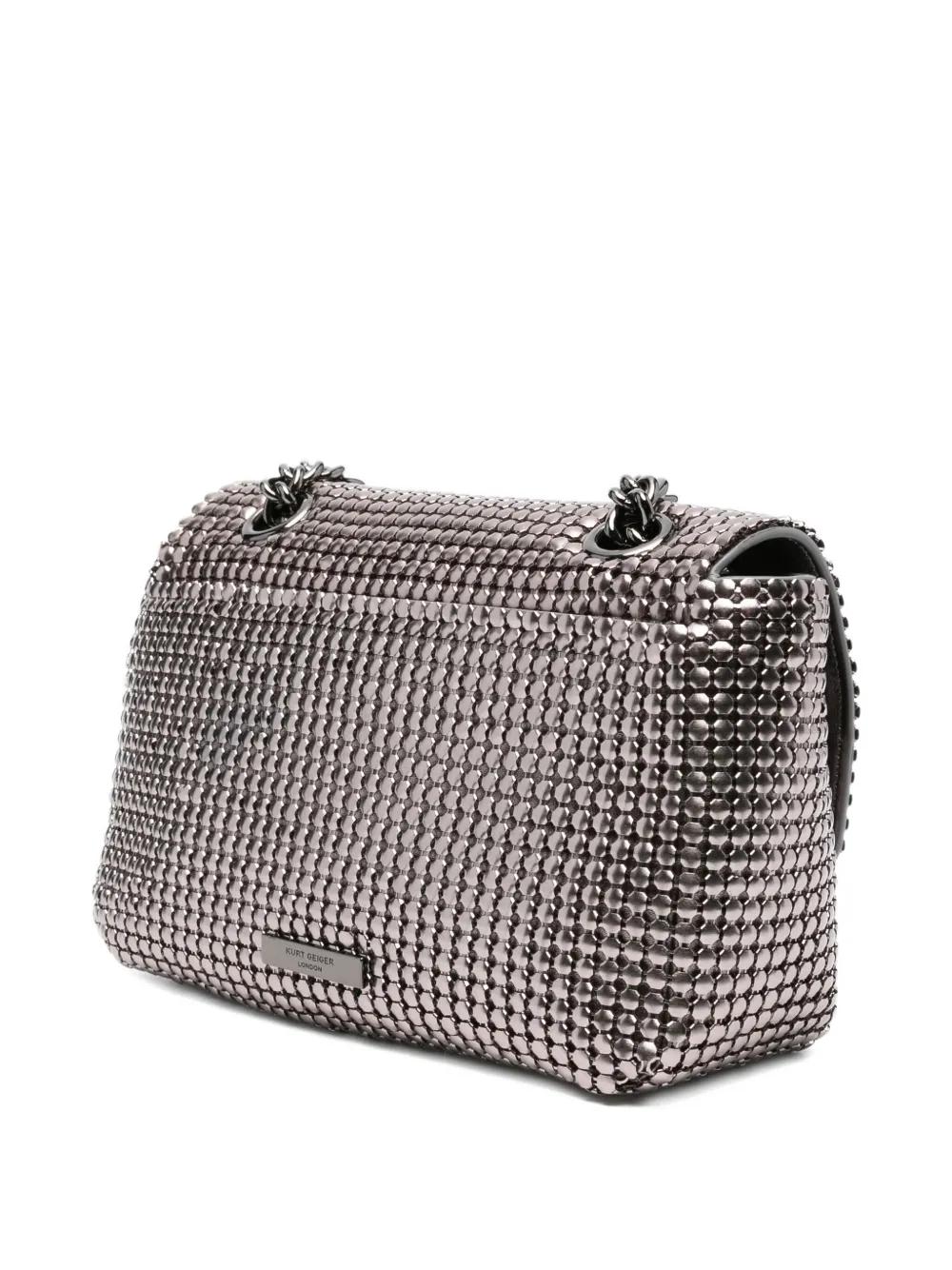 Bolso Kurt Geiger Kensington Bag Chainmail Metal