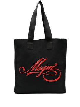Bolso MSGM Vertical Tote Caligrafía