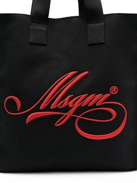 Bolso MSGM Vertical Tote Caligrafía