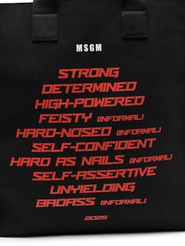 Bolso MSGM Vertical Tote TOUGH