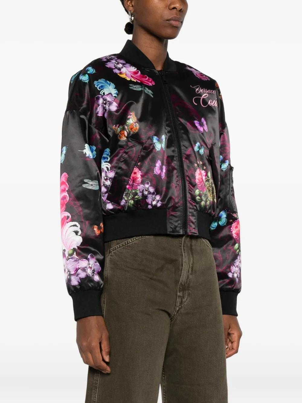 Cazadora Versace Jeans Couture Mariposas Scuro