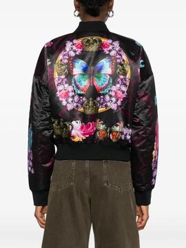Cazadora Versace Jeans Couture Mariposas Scuro