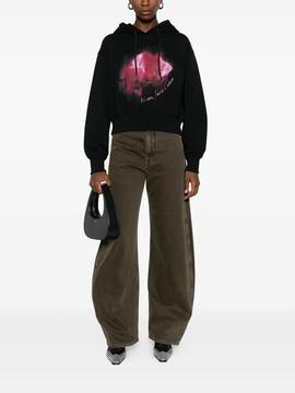 Sudadera Versace Jeans Couture Blur Flower Negra