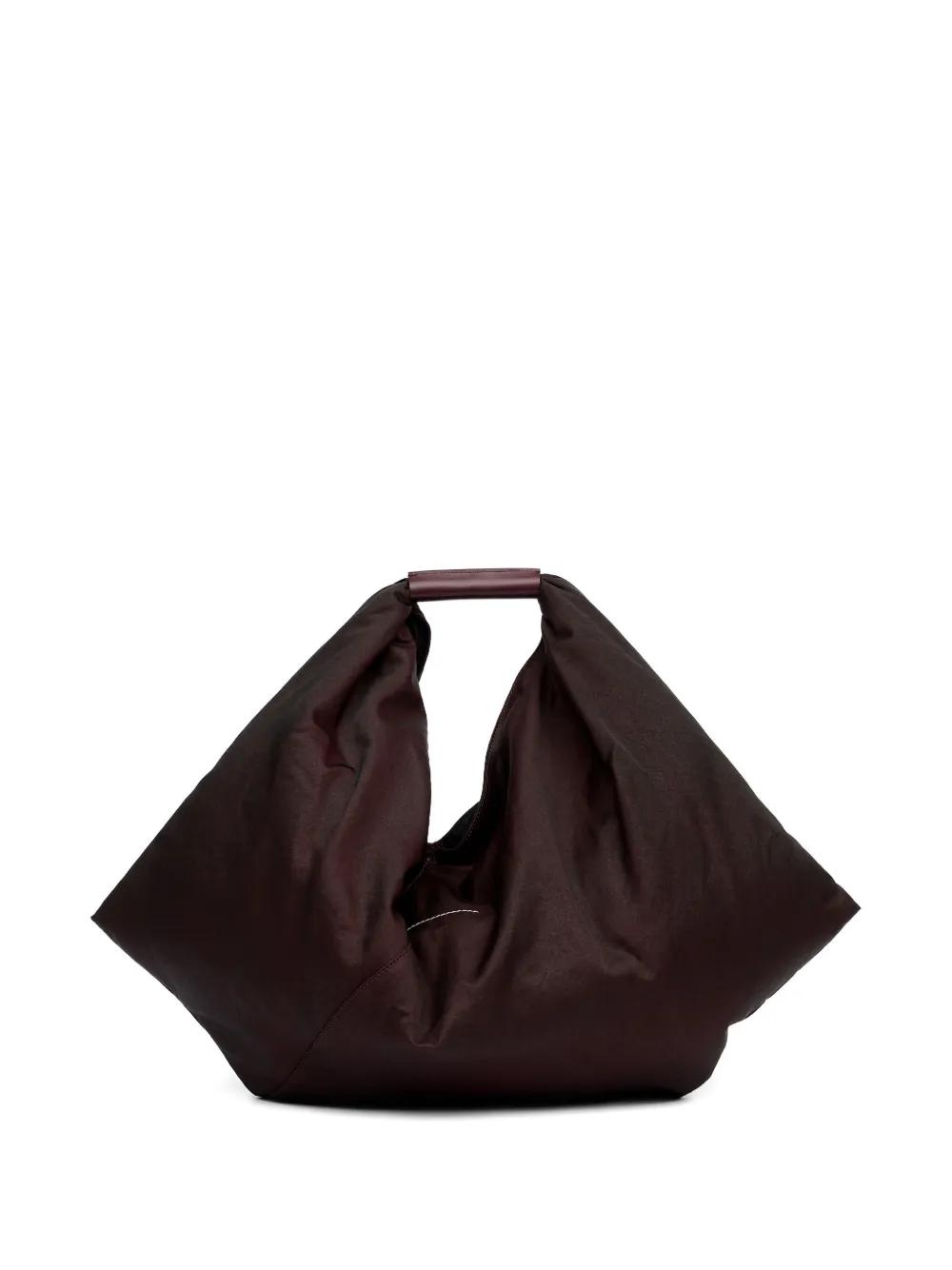 Bolso MM6 Japanese Draped Bag Burdeos