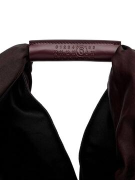 Bolso MM6 Japanese Draped Bag Burdeos