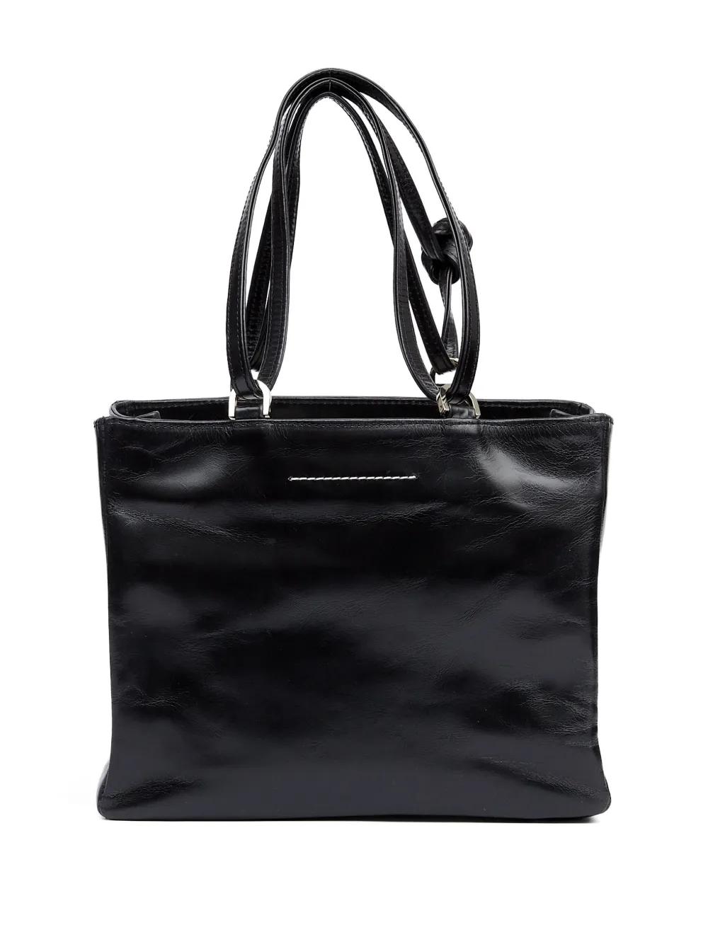 Bolso MM6 Numeric New EW Negro