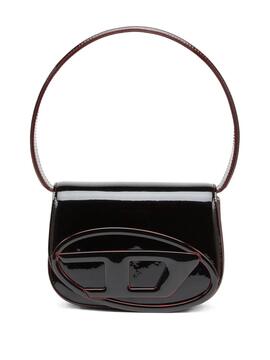 Bolso Diesel 1DR Negro-Burdeos