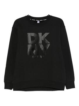 Sudadera DKNY Sport Logo Fleece Negra