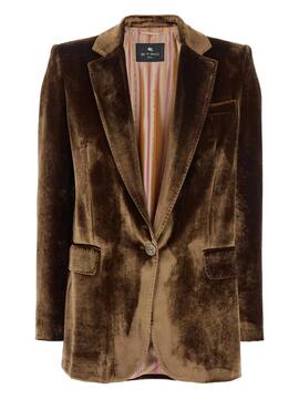 Chaqueta ETRO Terciopelo Cobre