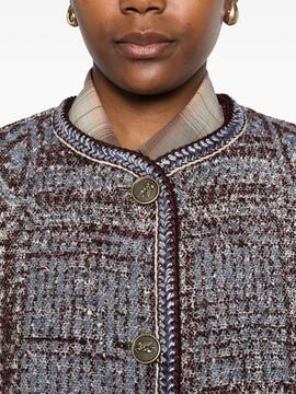 Abrigo ETRO Jacquard Azul