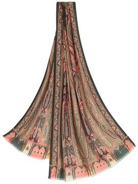 Bufanda ETRO Boheme Flecos Cachemira Estampada