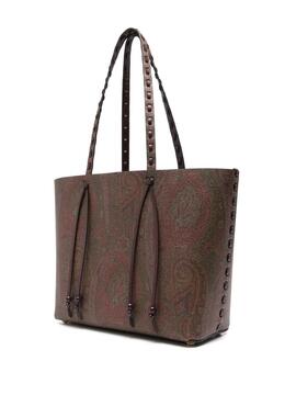 Bolso ETRO Essential Specials Paisley Marrón