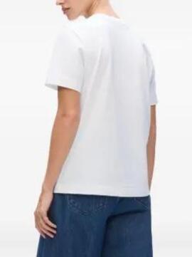 Camiseta Karl Lagerfeld Signature Sequins Blanca 