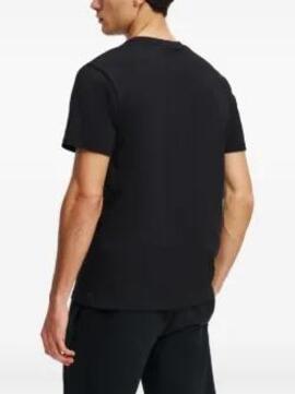 Camiseta Karl Lagerfeld Hotel Karl Crest Negra