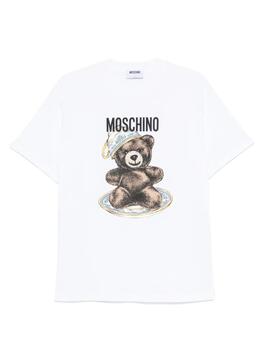 Camiseta Moschino Teacup Bear Blanca
