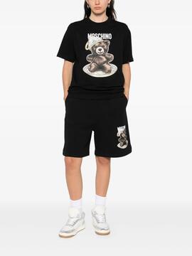 Camiseta Moschino Teacup Bear Negra
