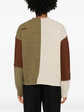 Jersey Moschino Deconstruído Tierra y Pardo