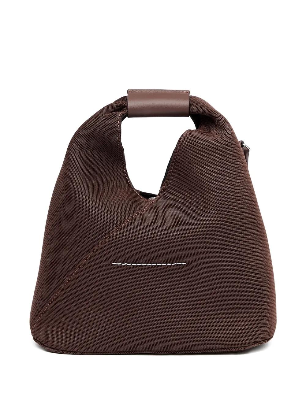Bolso MM6 Japanese Handbag New Mesh Marrón