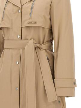 Abrigo Mackage Siobhan Plumón Beige