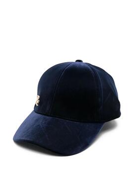 Gorra Karl Lagerfeld K/Autograph Velvet Azul