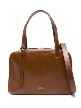 Bolso A.P.C. Sac Virginie Box Marrón