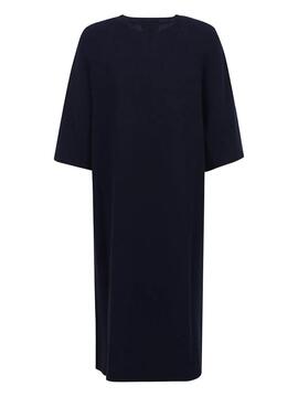 Vestido largo Emporio Armani Winter Urbanism Azul
