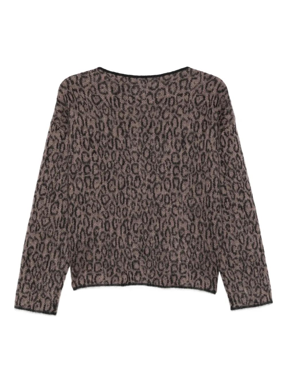 Jersey Emporio Armani Animal Jacquard