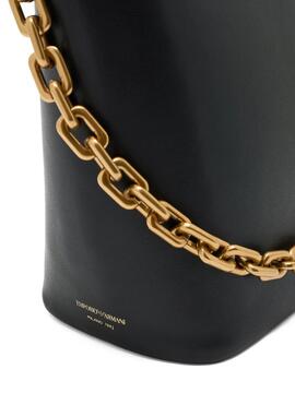  Bolso Shopper Hobo Emporio Armani mediano negro
