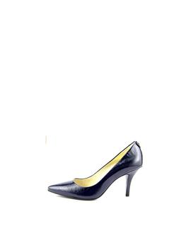 Zapato de salón Michael Kors azul Mid Pump Patent
