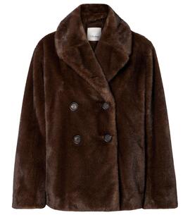 Chaqueta Max Mara Laura Faux Marrón
