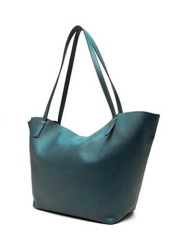 Bolso Patrizia Pepe Shopper Cuero Deep Green