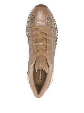 Sneakers Michael Kors Rhodes Trainer Strass Marrón
