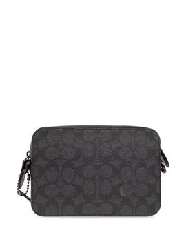 Bolso Coach Cruzado Charter 19 En Lona De Firma