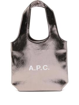 Bolso A.P.C. Tote Ninon Small Plateado