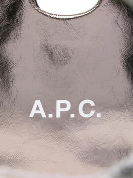 Bolso A.P.C. Tote Ninon Small Plateado