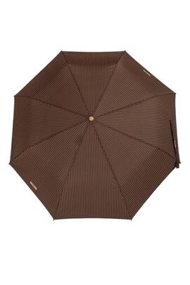 Paraguas Moschino Pintstripe Pequeño Marrón