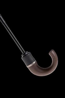 Paraguas Moschino Pintstripe Pequeño Marrón