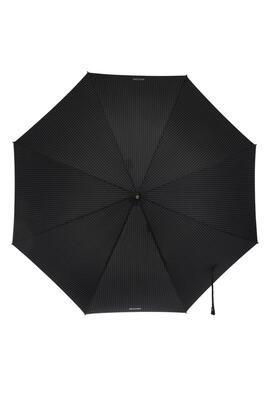 Paraguas Moschino Pintstripe Grande Negro
