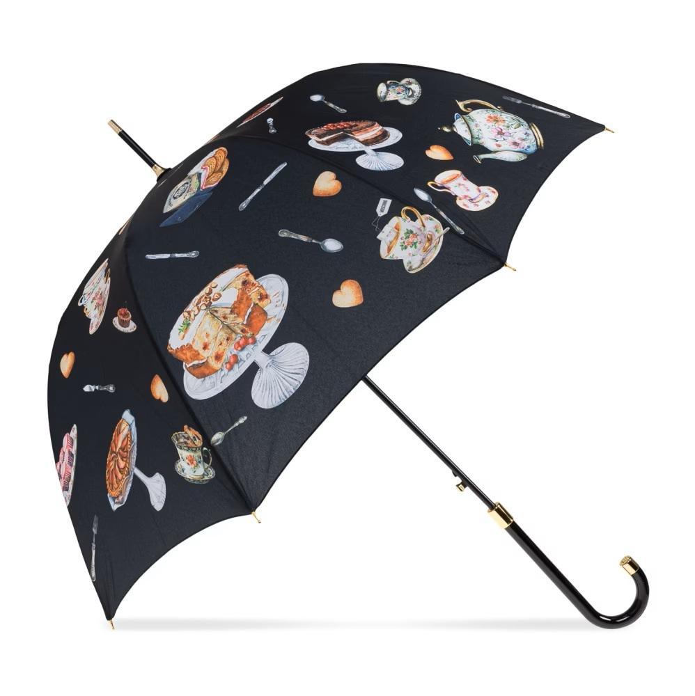 Paraguas Moschino Cups Postres Negro