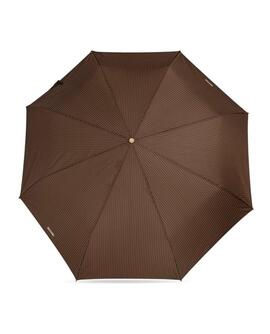 Paraguas Moschino Pintstripe Mini Marrón