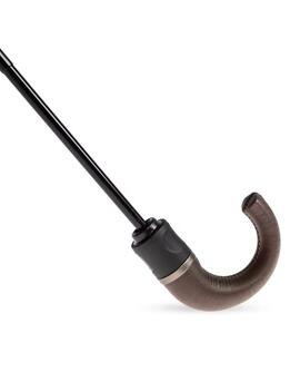 Paraguas Moschino Pintstripe Mini Marrón