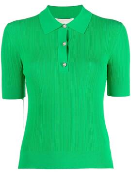 Polo Michael Kors Rib Polo Sweater Verde
