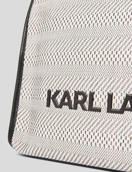 Bolso Karl Lagerfeld blanco K/Skuare Black and White Tote