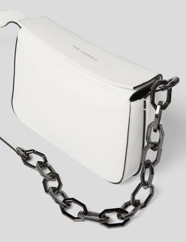 Bolso Karl Lagerfeld blanco K/Letters Small Shoulderbag