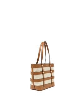 Bolso Michael Kors camel Marie Large Cage Tote