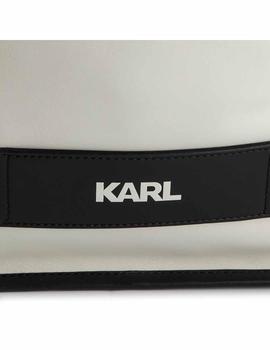 Bolso Karl Lagerfeld gris topo Shopper K/Athleisure