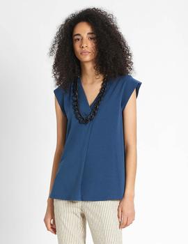 Camiseta MaxMara Weeked azul Multic Top